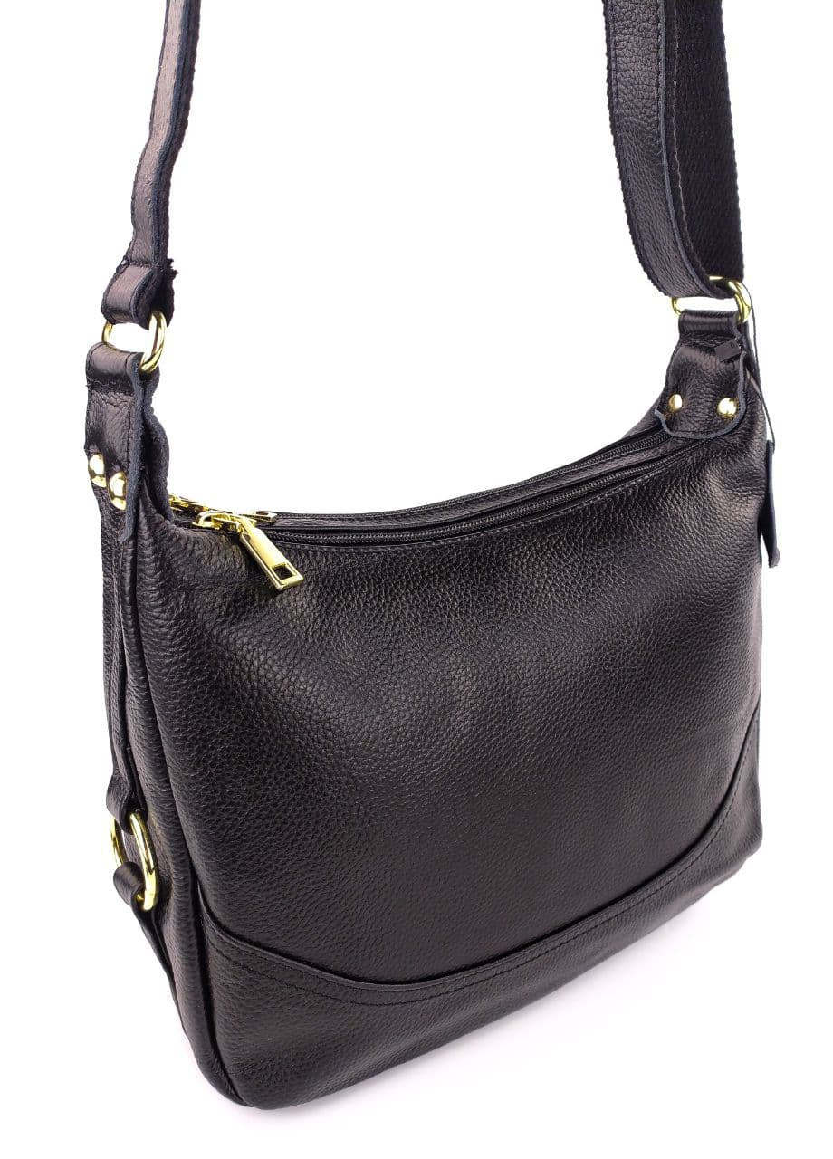 Женская кожаная сумка-кросс-боди среднего размера Vishnya (251116041)