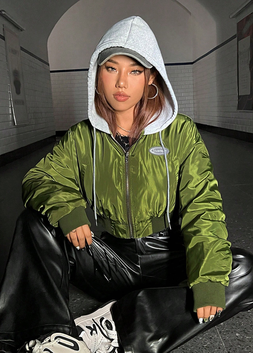 Бомбер SHEIN на блискавці (325264278)