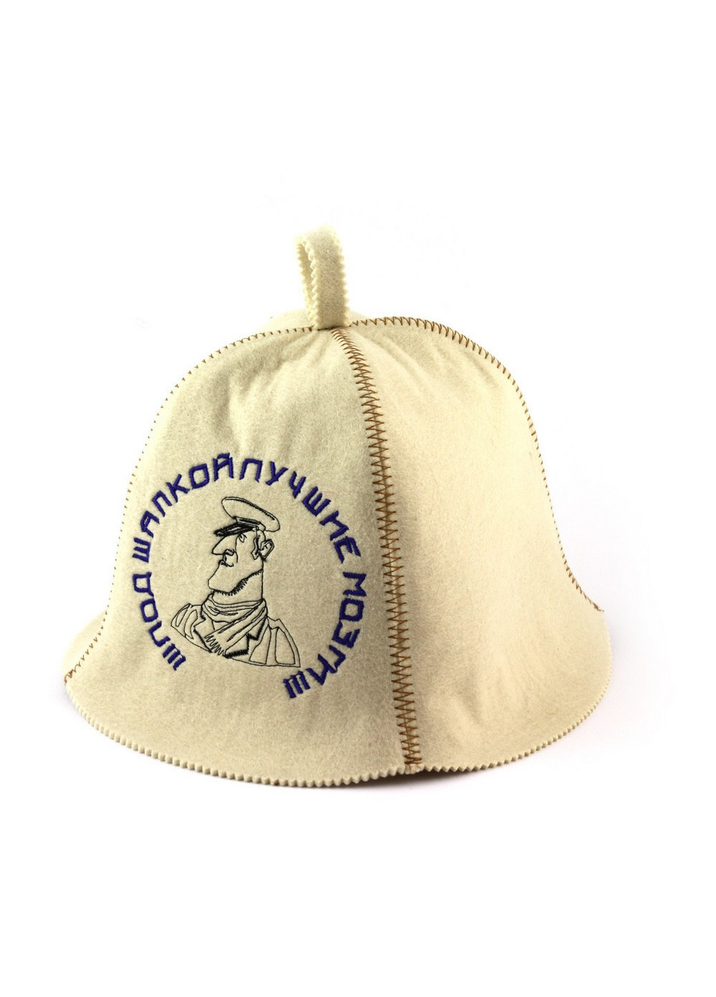 Шапка для сауни "Під шапкою найкращі мізки" Універсальний Luxyart (254456656)
