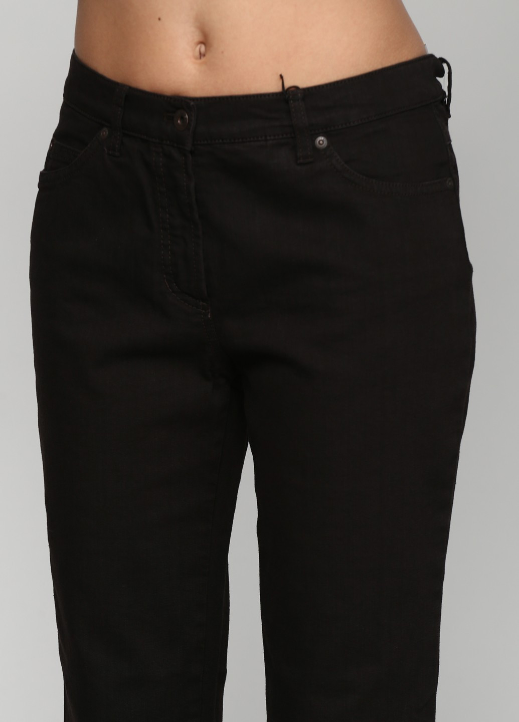 Темно-коричневые кэжуал демисезонные брюки Gerry Weber