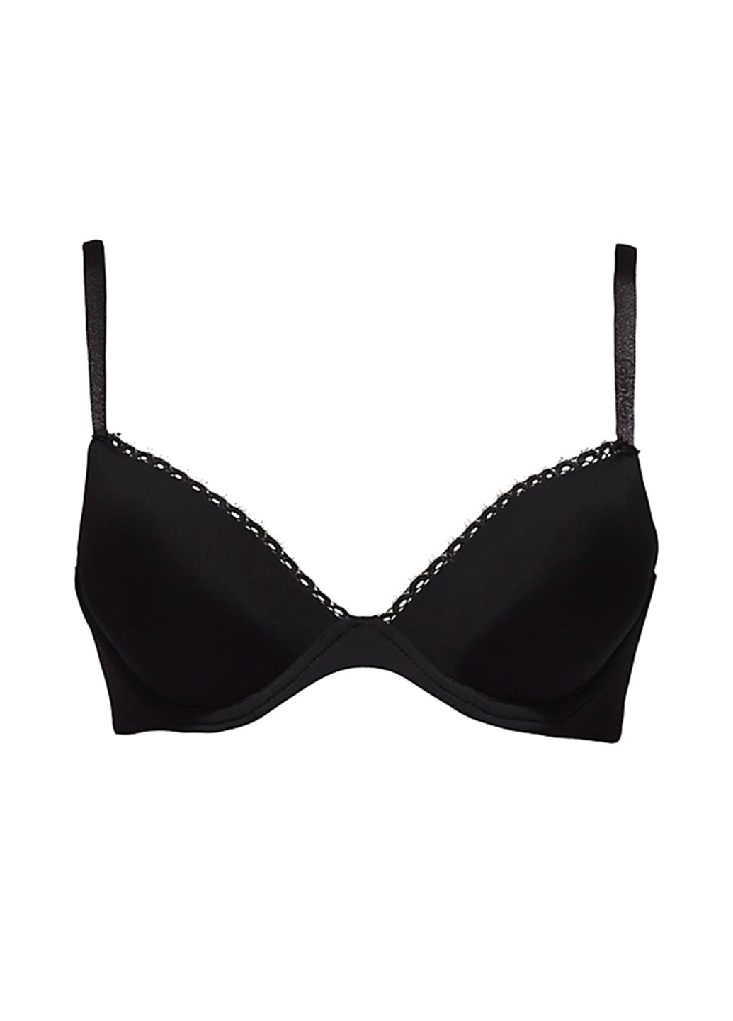 Черный демисезонный комплект (лиф, трусики) Calvin Klein