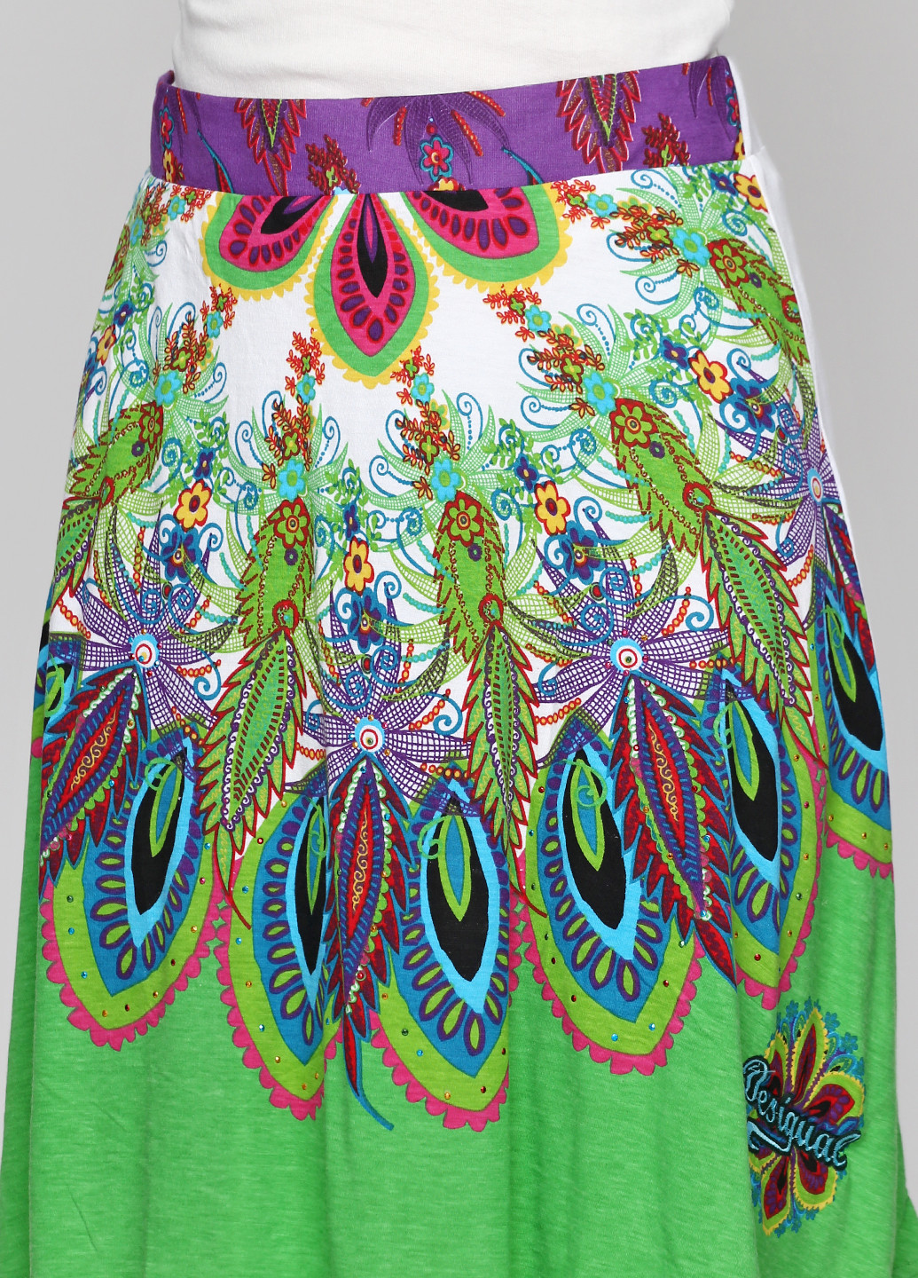 Разноцветная кэжуал с рисунком юбка Desigual мини
