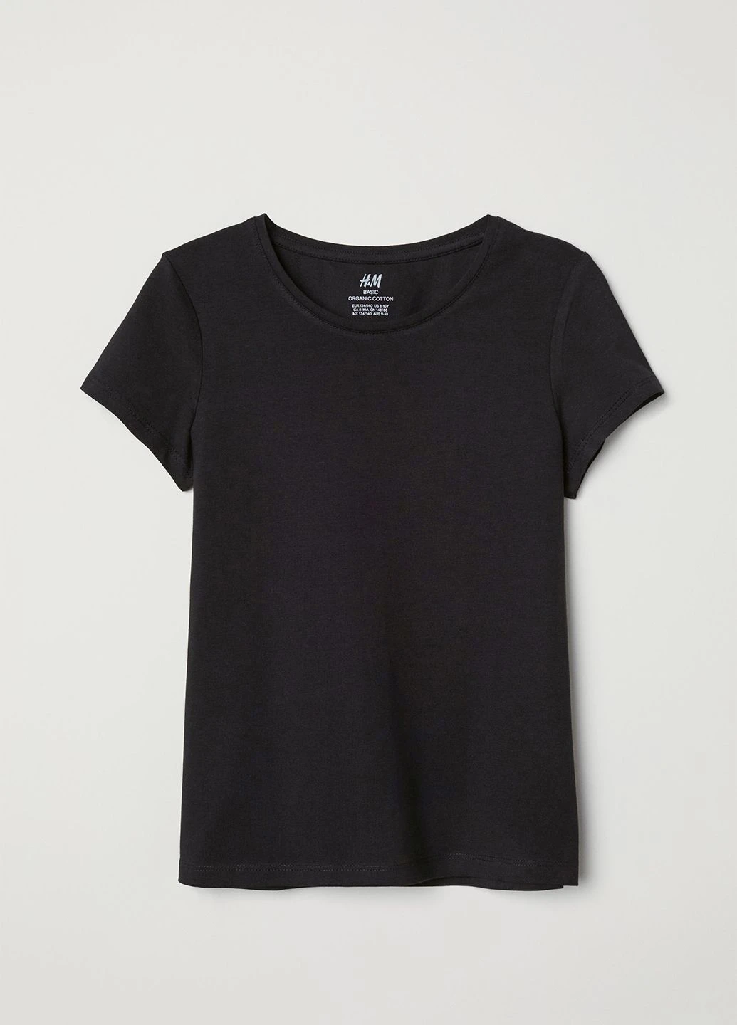 Чорна літня футболка H&M