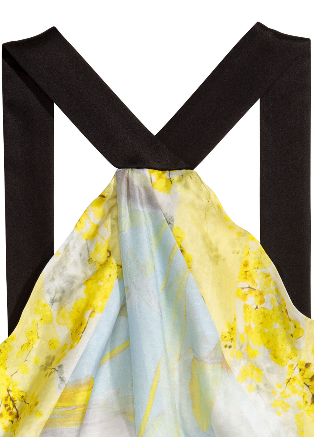 Желтое кэжуал платье H&M Studio с абстрактным узором