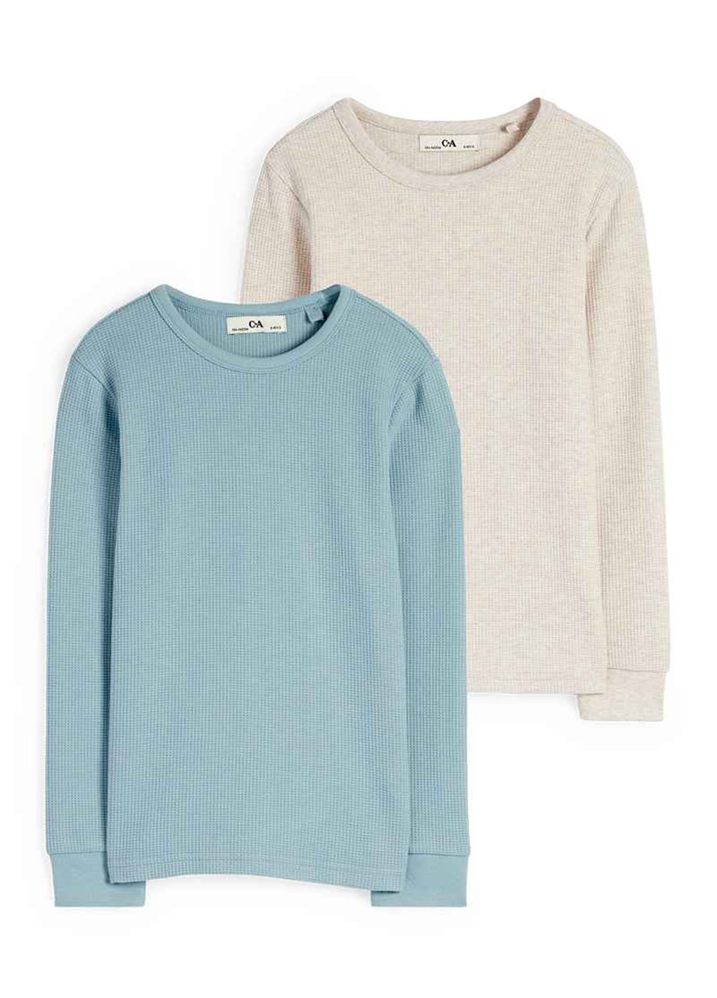 Разноцветный демисезонный кэжуал лонгслив C&A однотонный