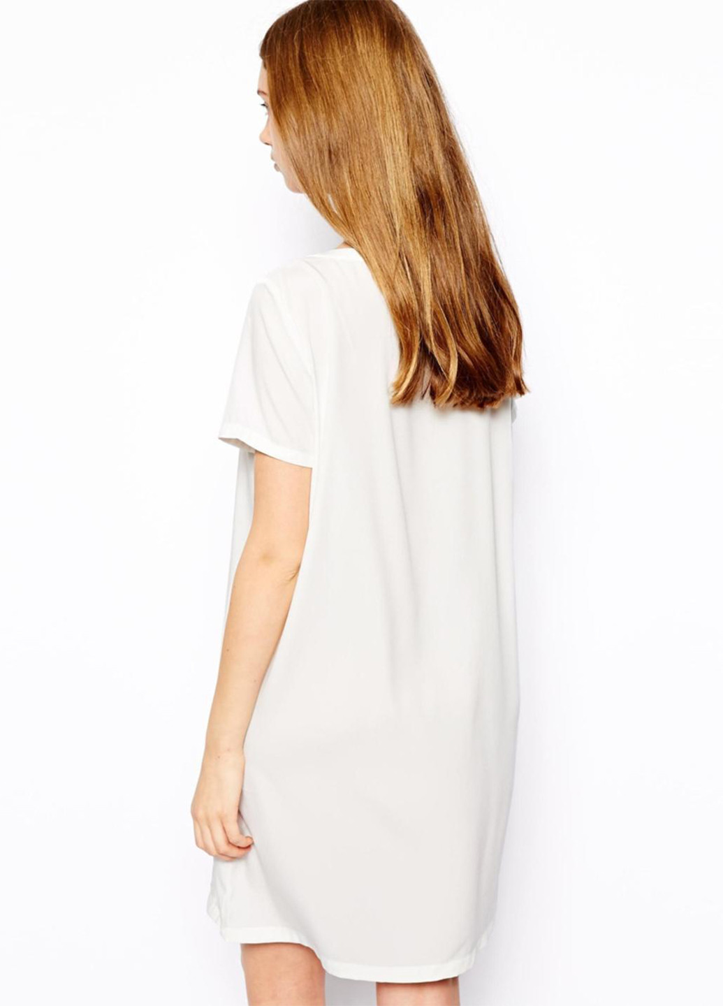Молочна кежуал сукня сукня-футболка Jacqueline de Yong однотонна