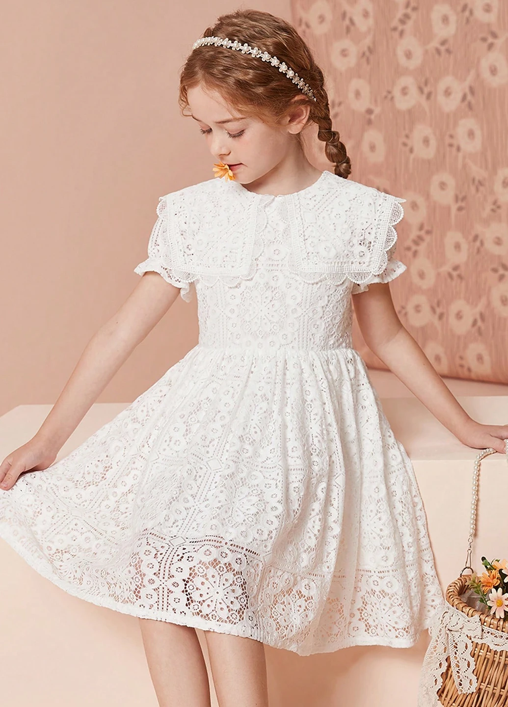 Белое платье SHEIN (325264194)