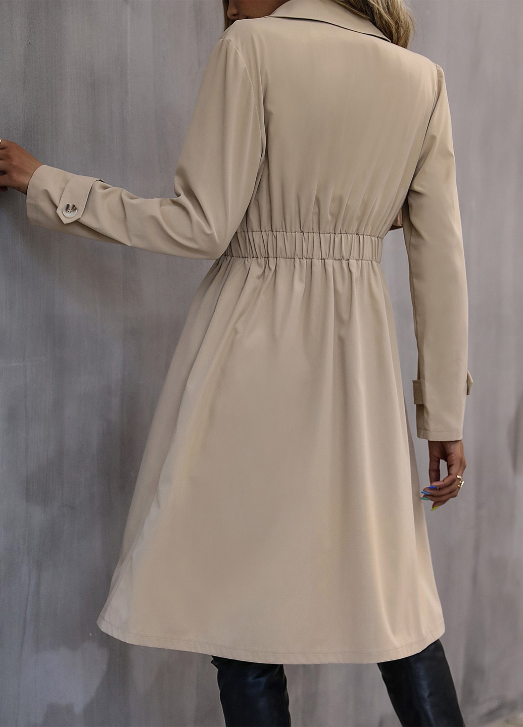 Плащ SHEIN тренчкот на гудзиках демісезон (339052766)