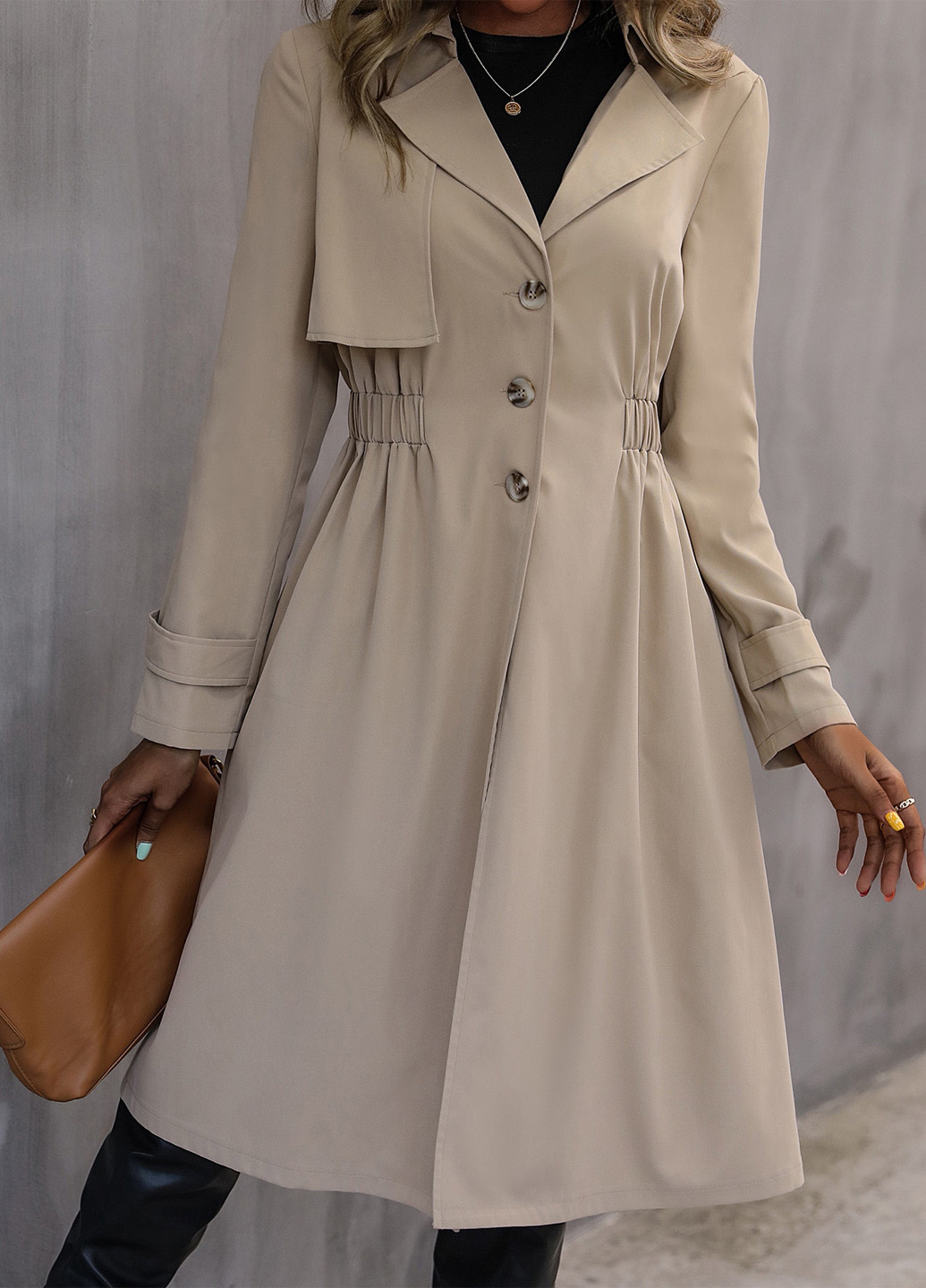 Плащ SHEIN тренчкот на гудзиках демісезон (339052766)