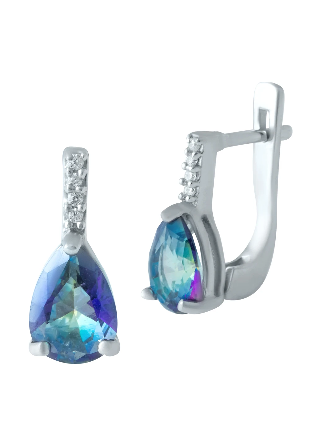 Серьги Silver Flame (181093008)