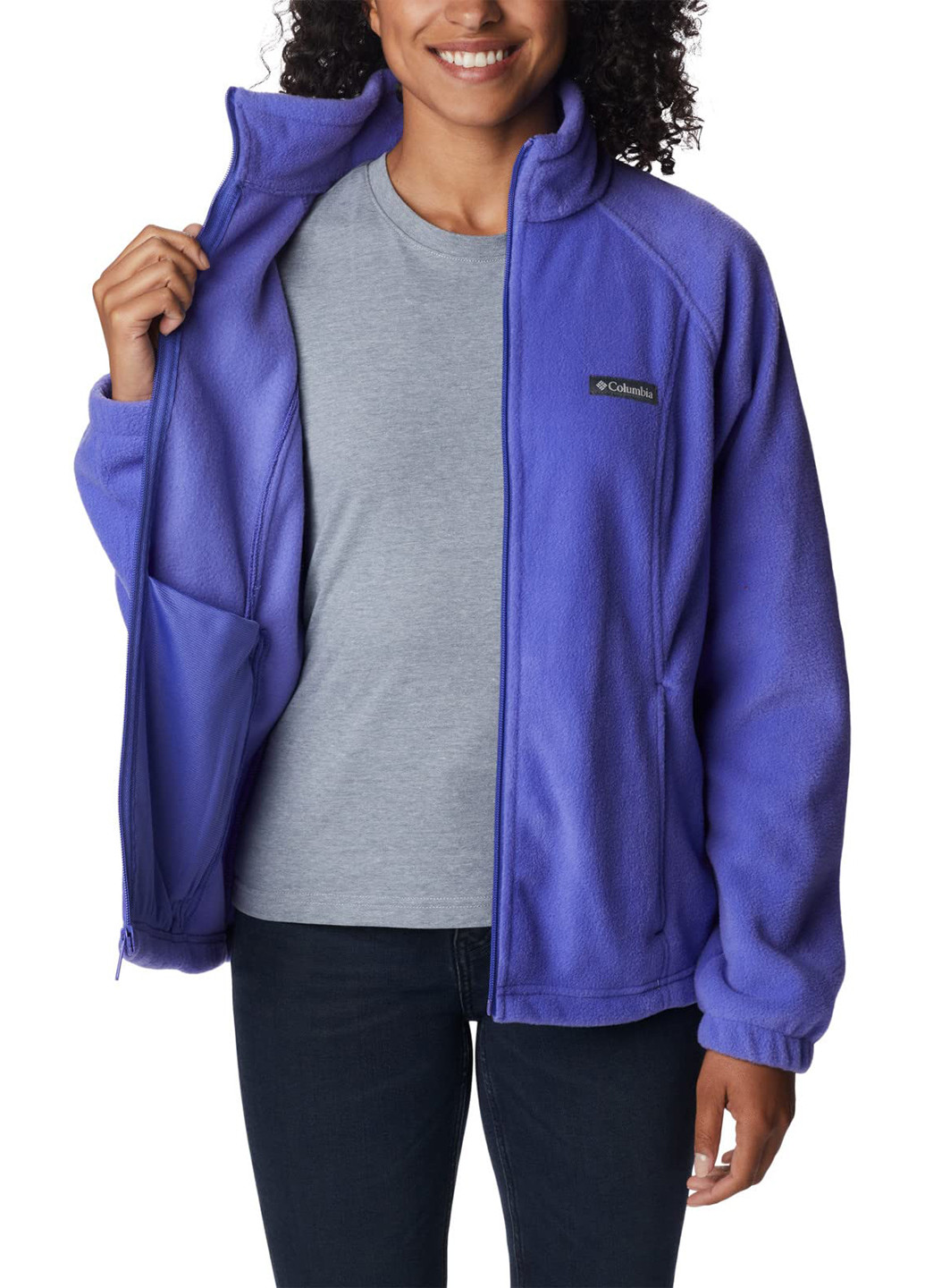 Фіолетова демісезонна куртка Columbia