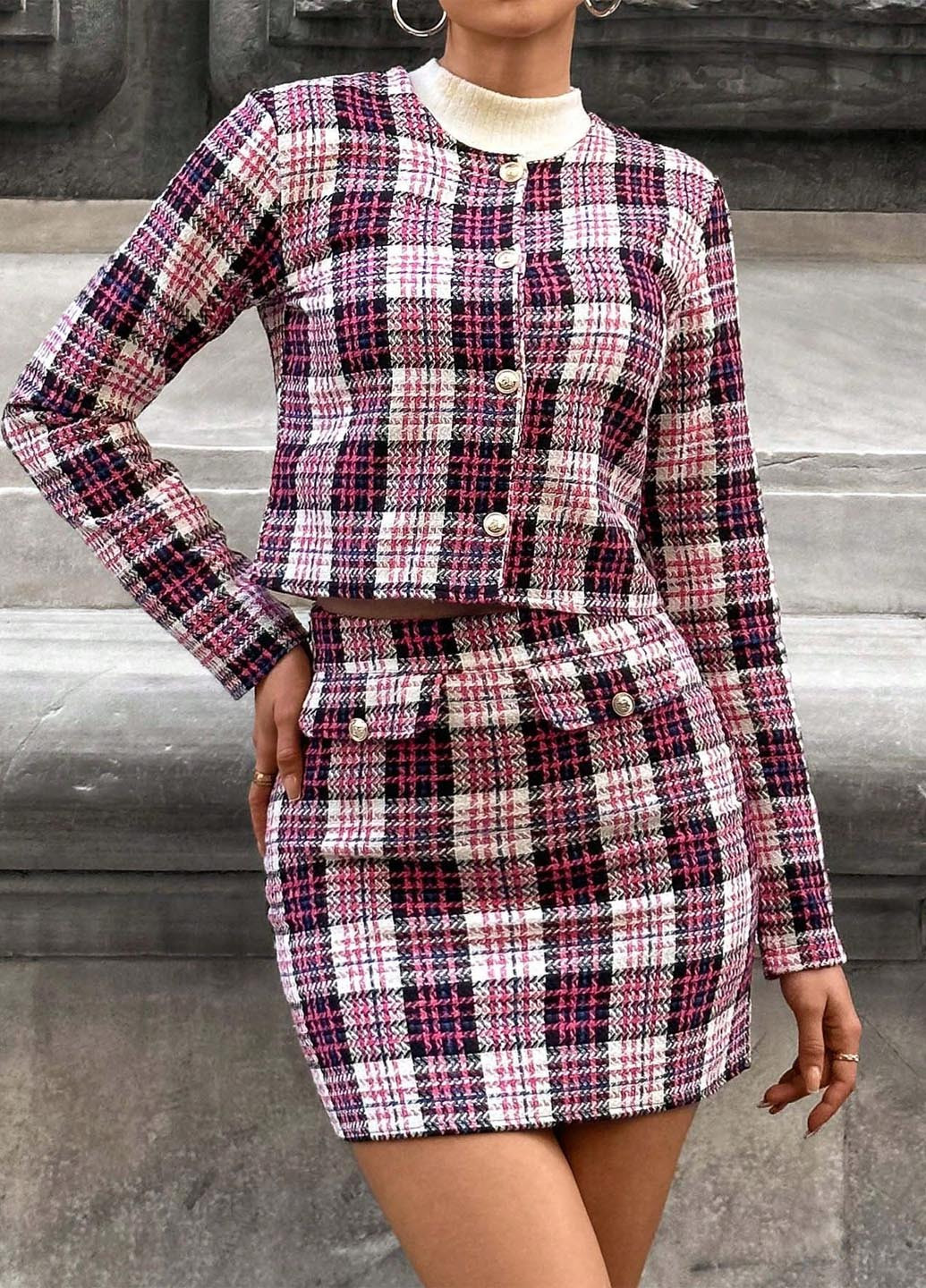 Костюм (жакет, юбка) SHEIN (345558676)