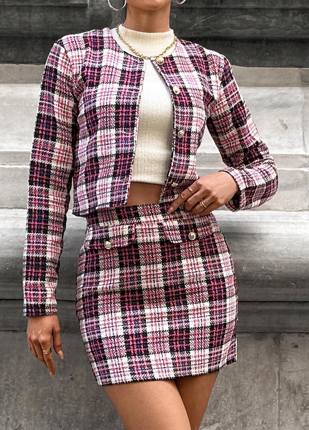 Костюм (жакет, юбка) SHEIN (345558676)