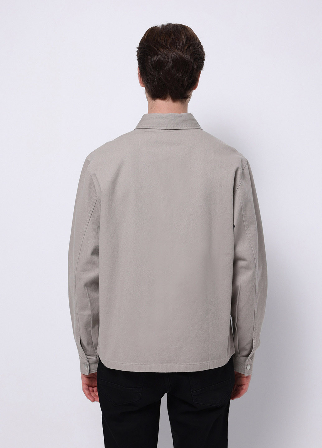 Бежевая кэжуал рубашка однотонная Colin's