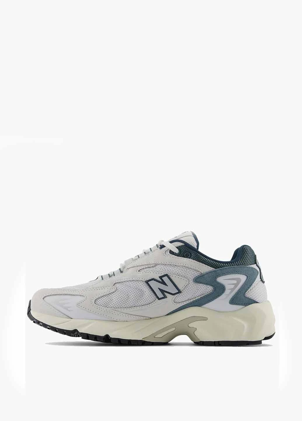 Бежевые всесезонные кроссовки ml725cm New Balance 725 White Green