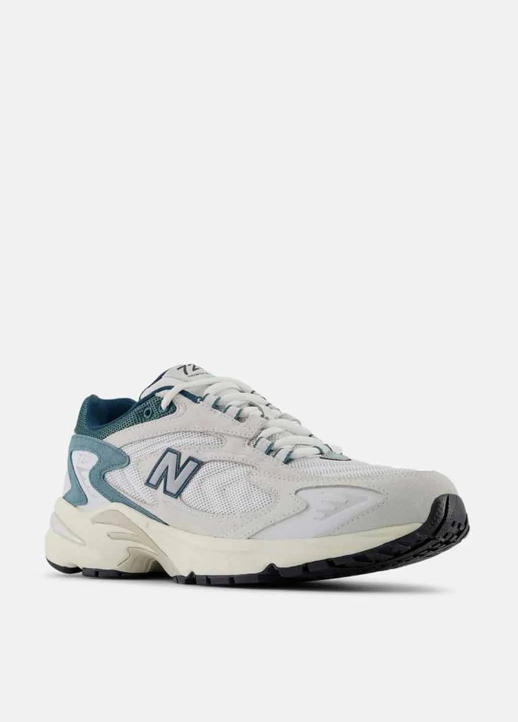 Бежевые всесезонные кроссовки ml725cm New Balance 725 White Green