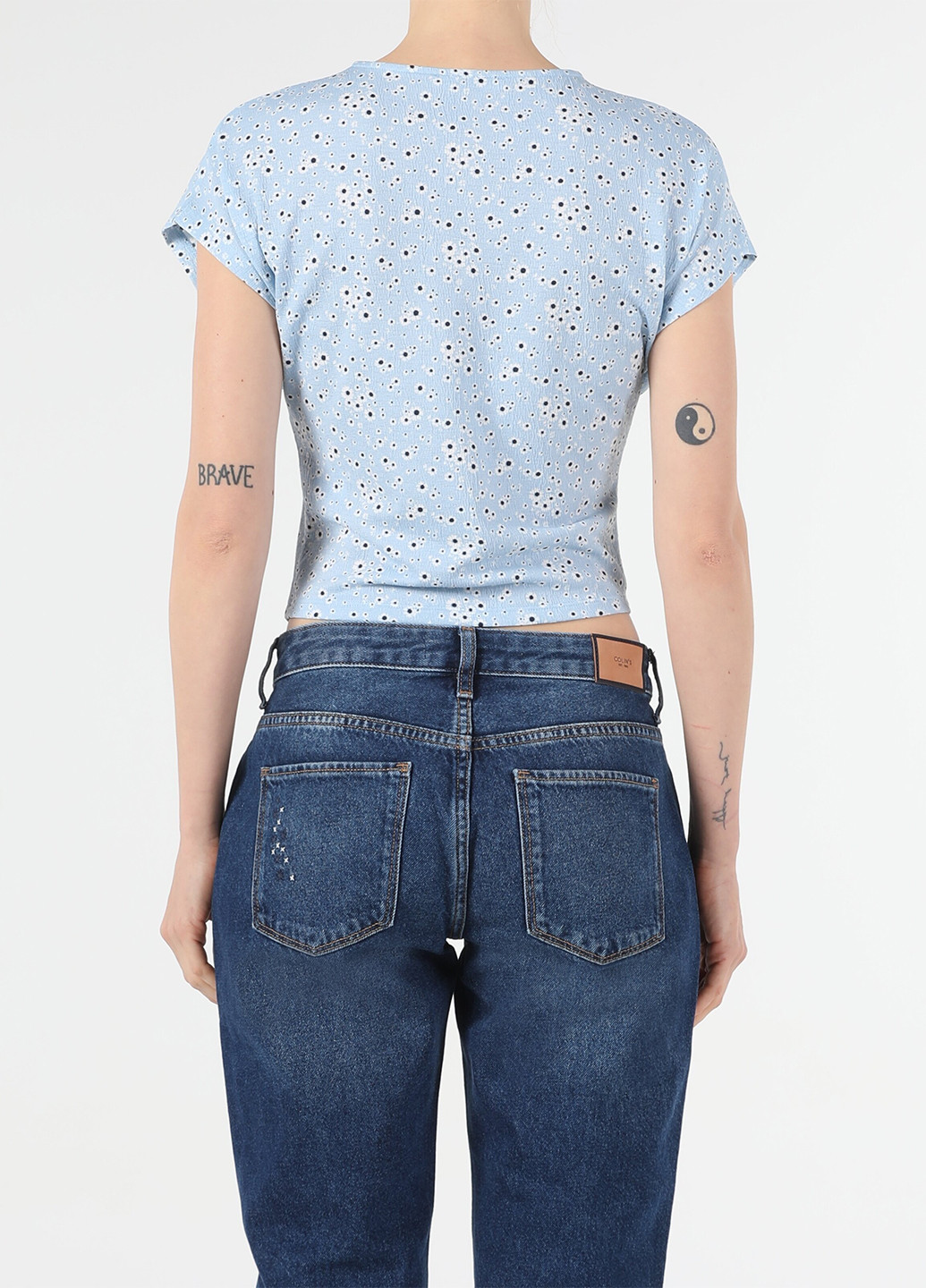 Светло-голубая блуза Colin's