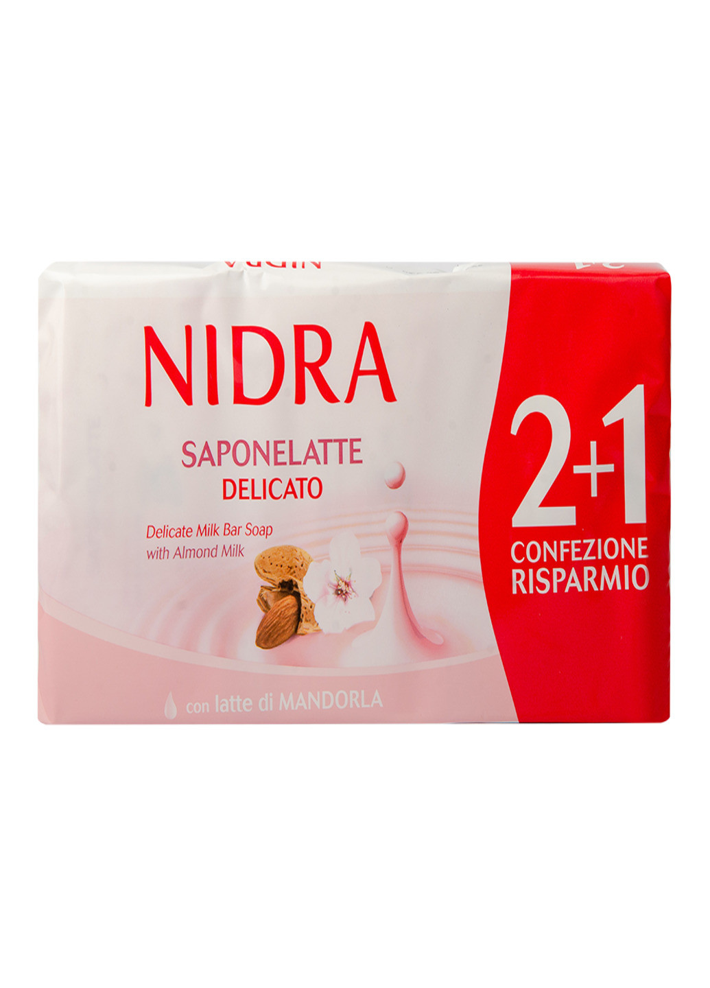 Крем-мыло твердое с миндальным молочком 3*90 г Nidra (223340148)