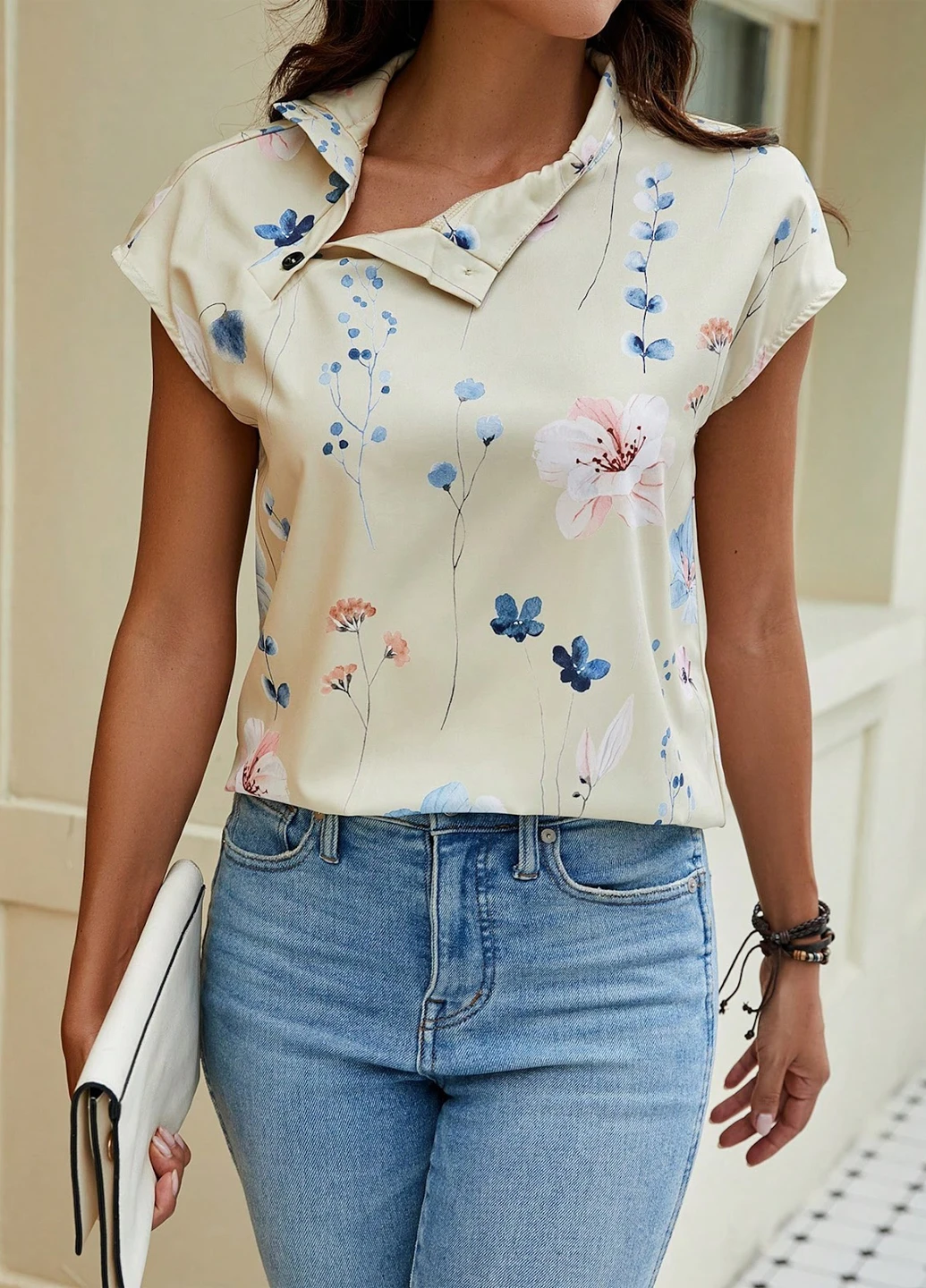 Белая блуза SHEIN