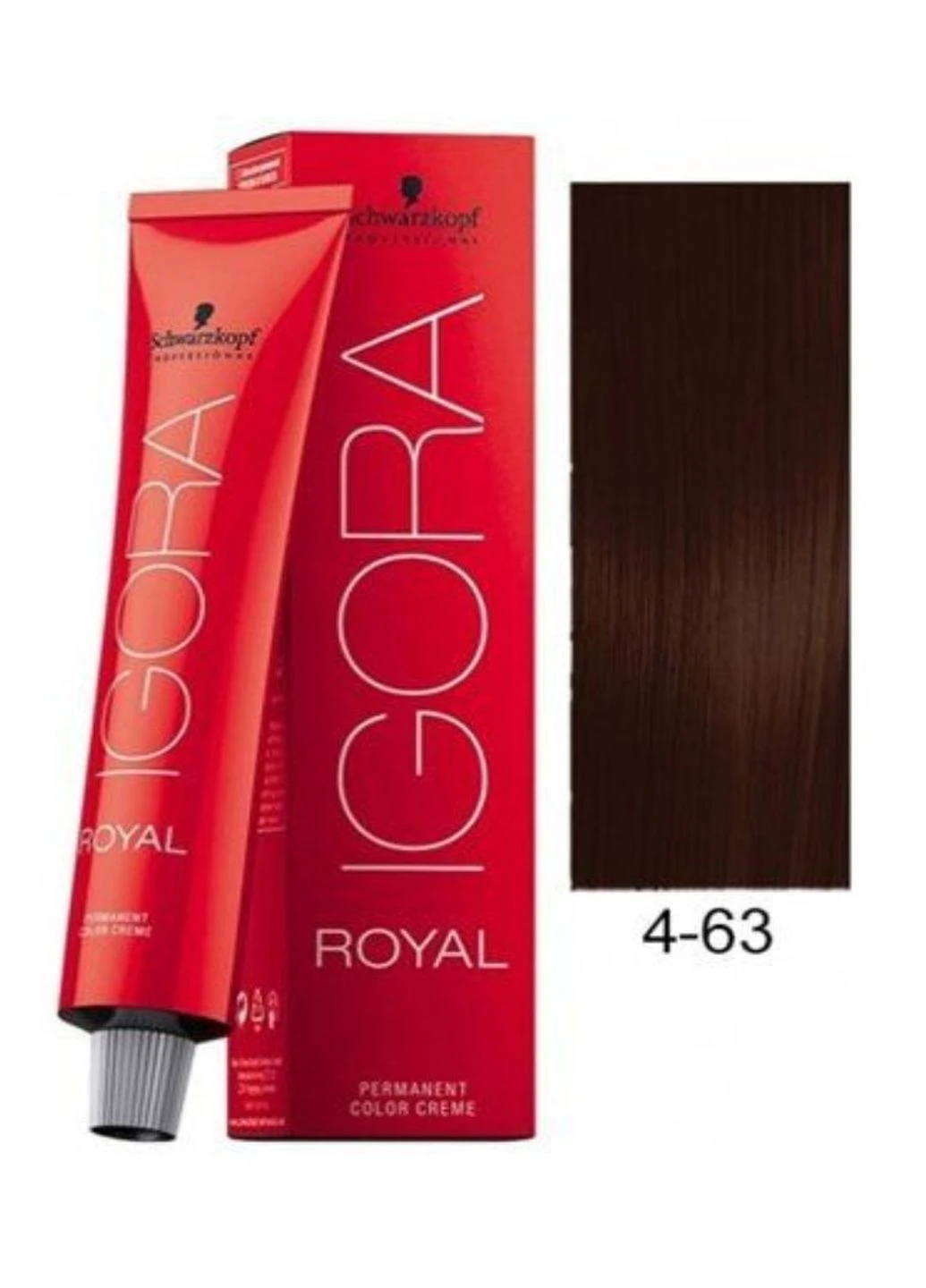 Фарба для волосся Igora Royal 4-63 середньо-коричневий шоколадний матовий 60 мл Schwarzkopf Professional (248671026)