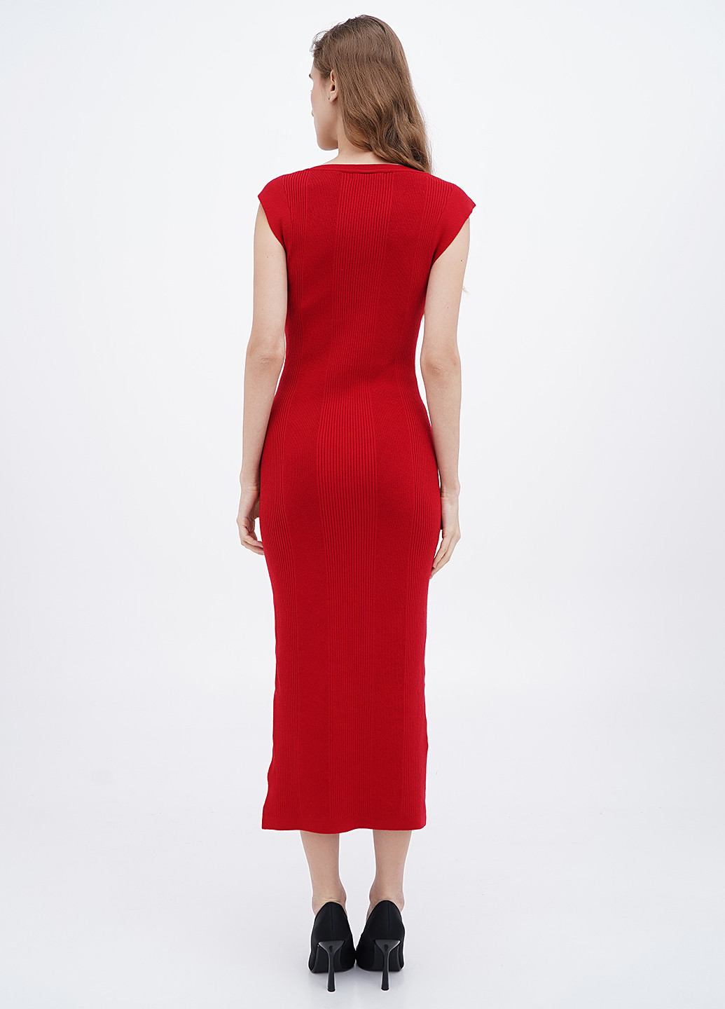 Червона кежуал сукня силуетна J.Crew однотонна