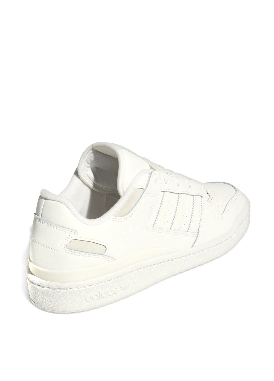 Белые летние кроссовки adidas FORUM LOW