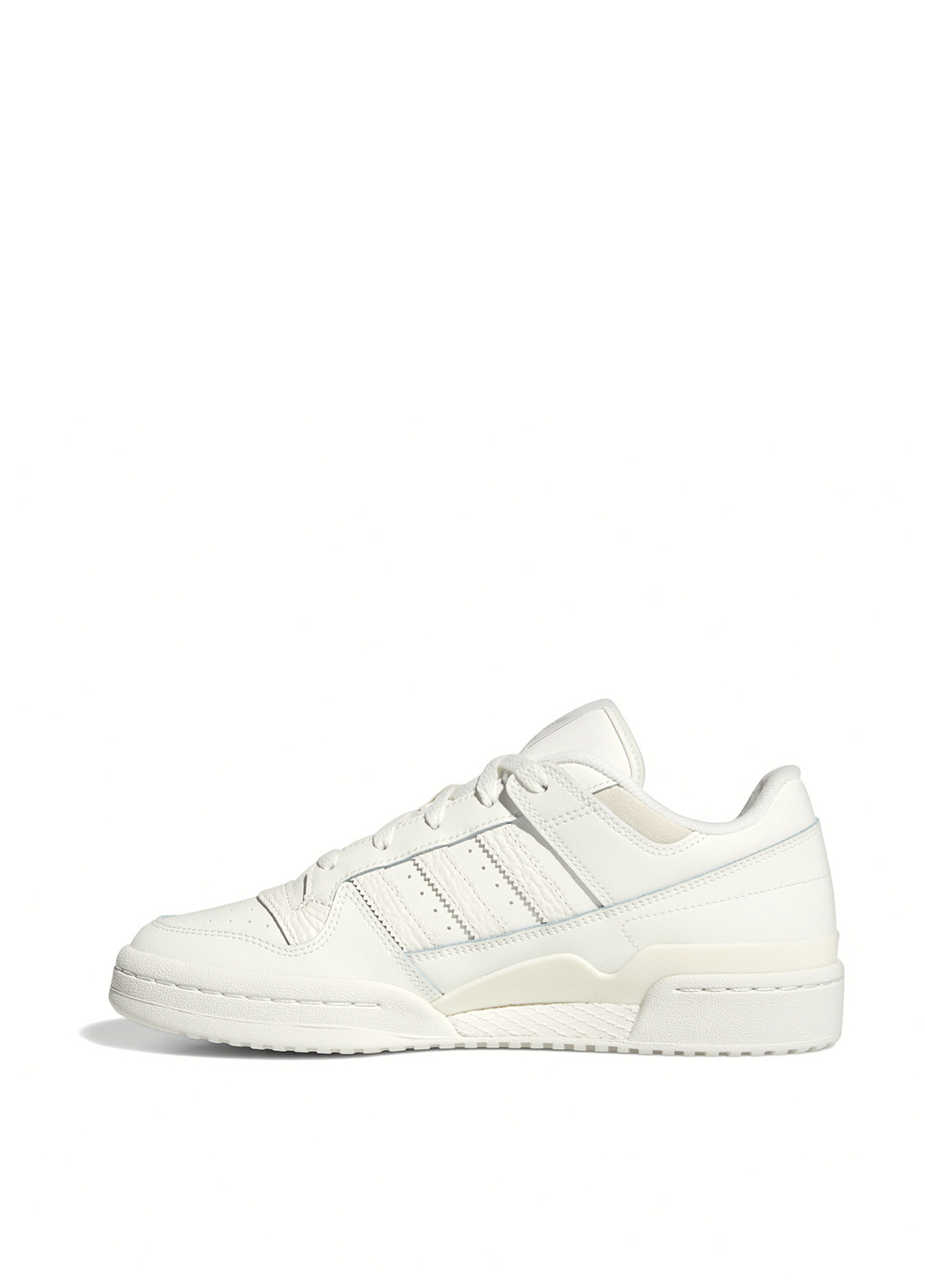 Белые летние кроссовки adidas FORUM LOW