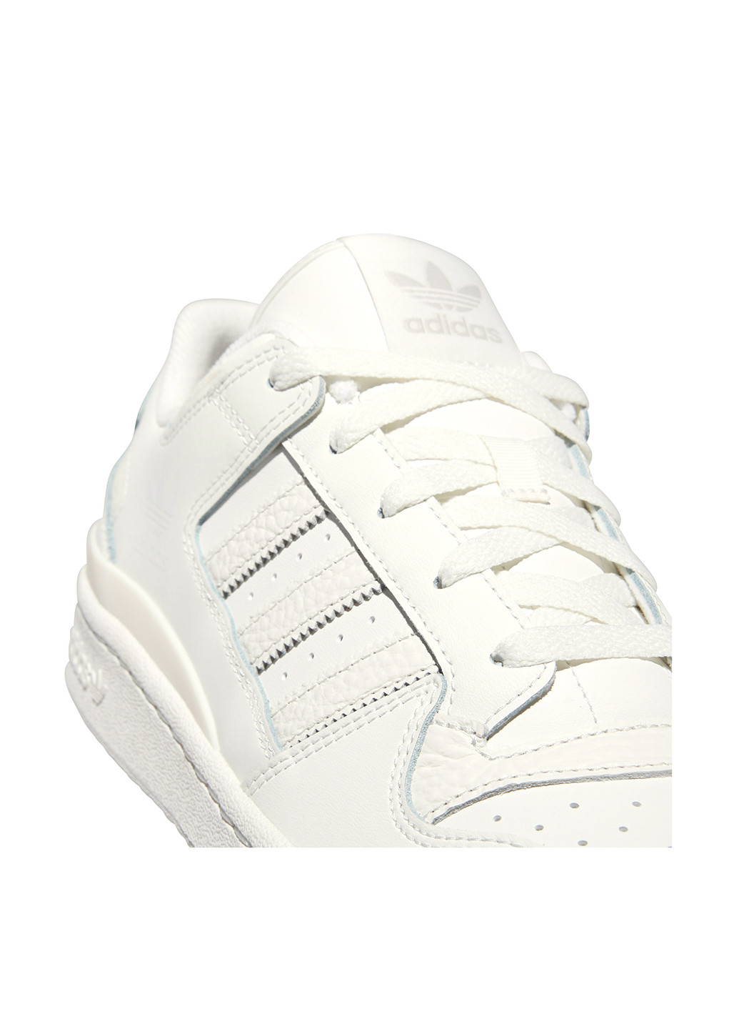 Белые летние кроссовки adidas FORUM LOW