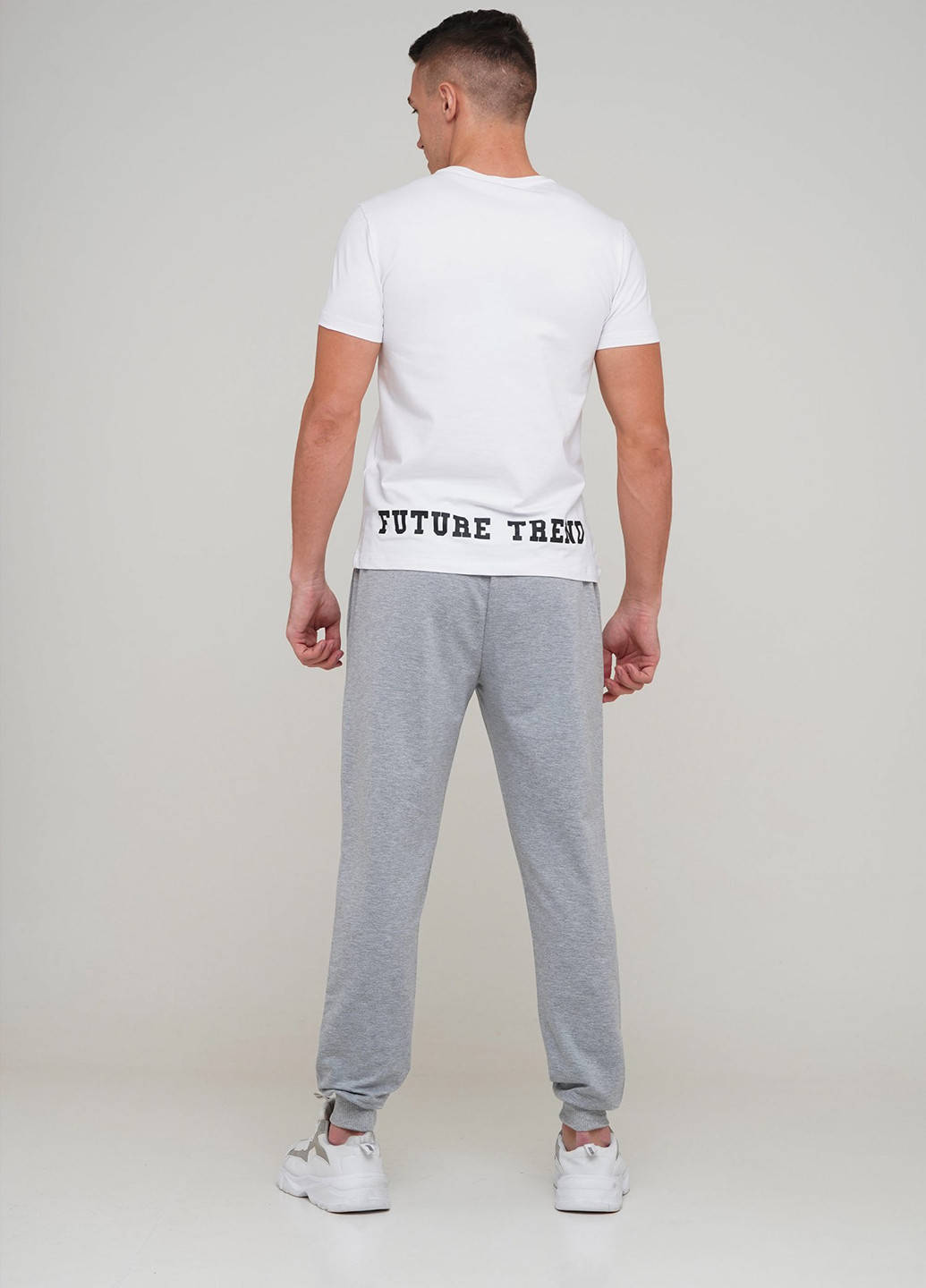 Серые спортивные демисезонные джоггеры брюки Trend Collection