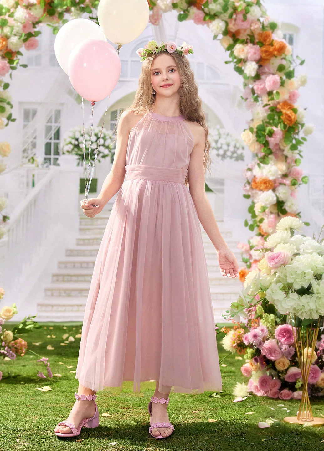 Світло-лілова сукня SHEIN (365628414)