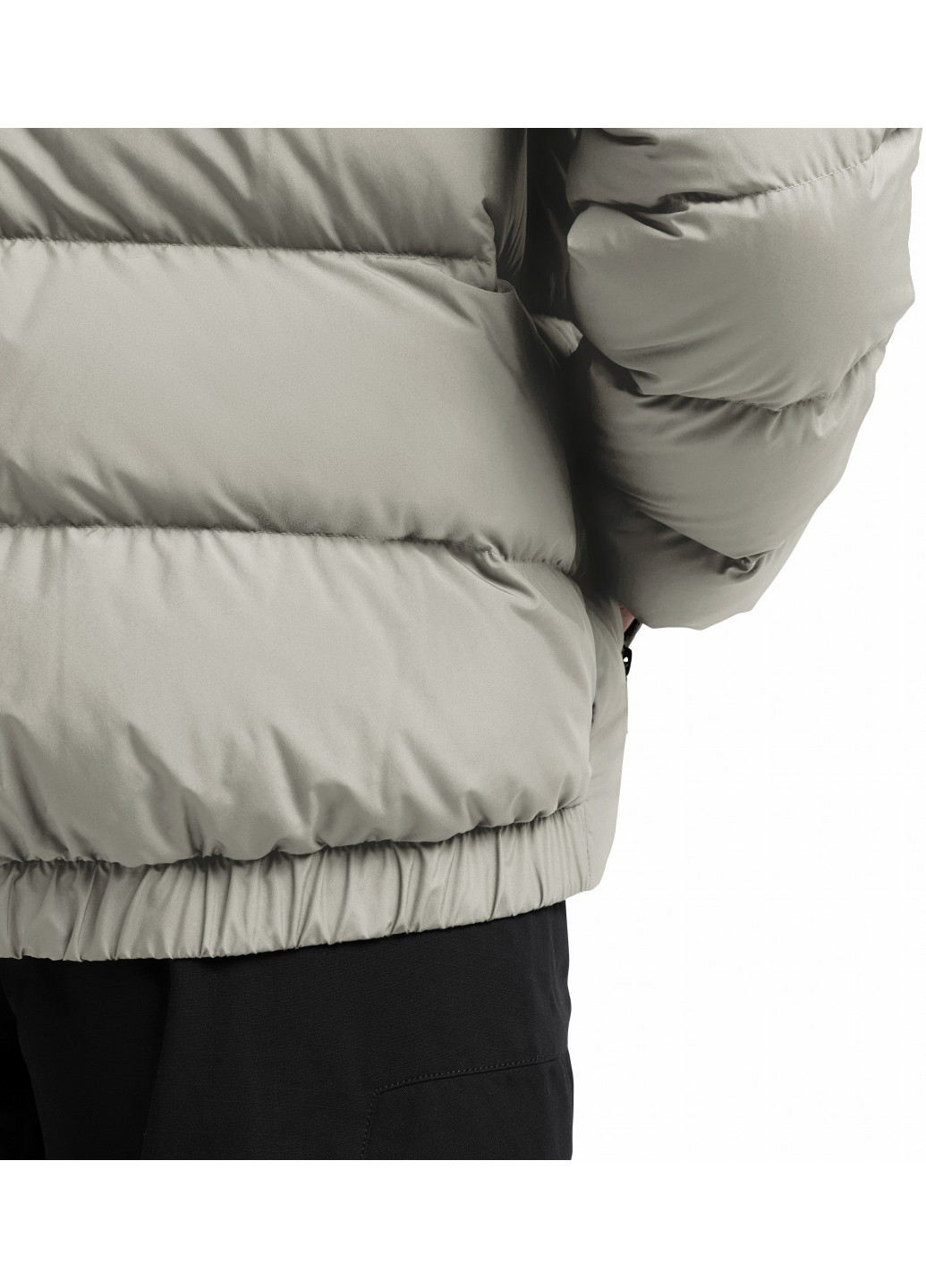 Сіро-зелений зимній Пуховик Jack Wolfskin