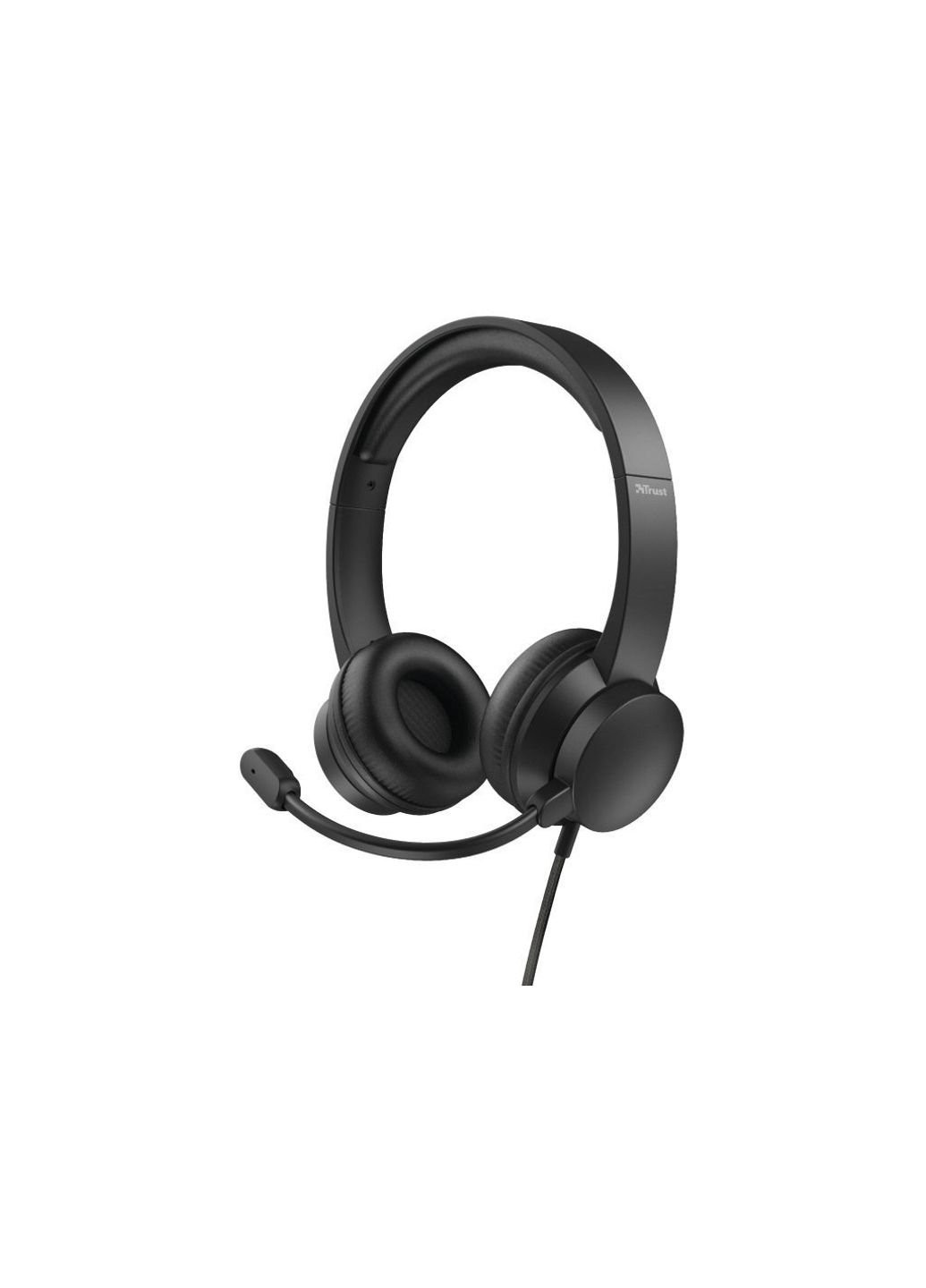 Наушники (24133) Trust rydo on-ear usb headset black (253442663)