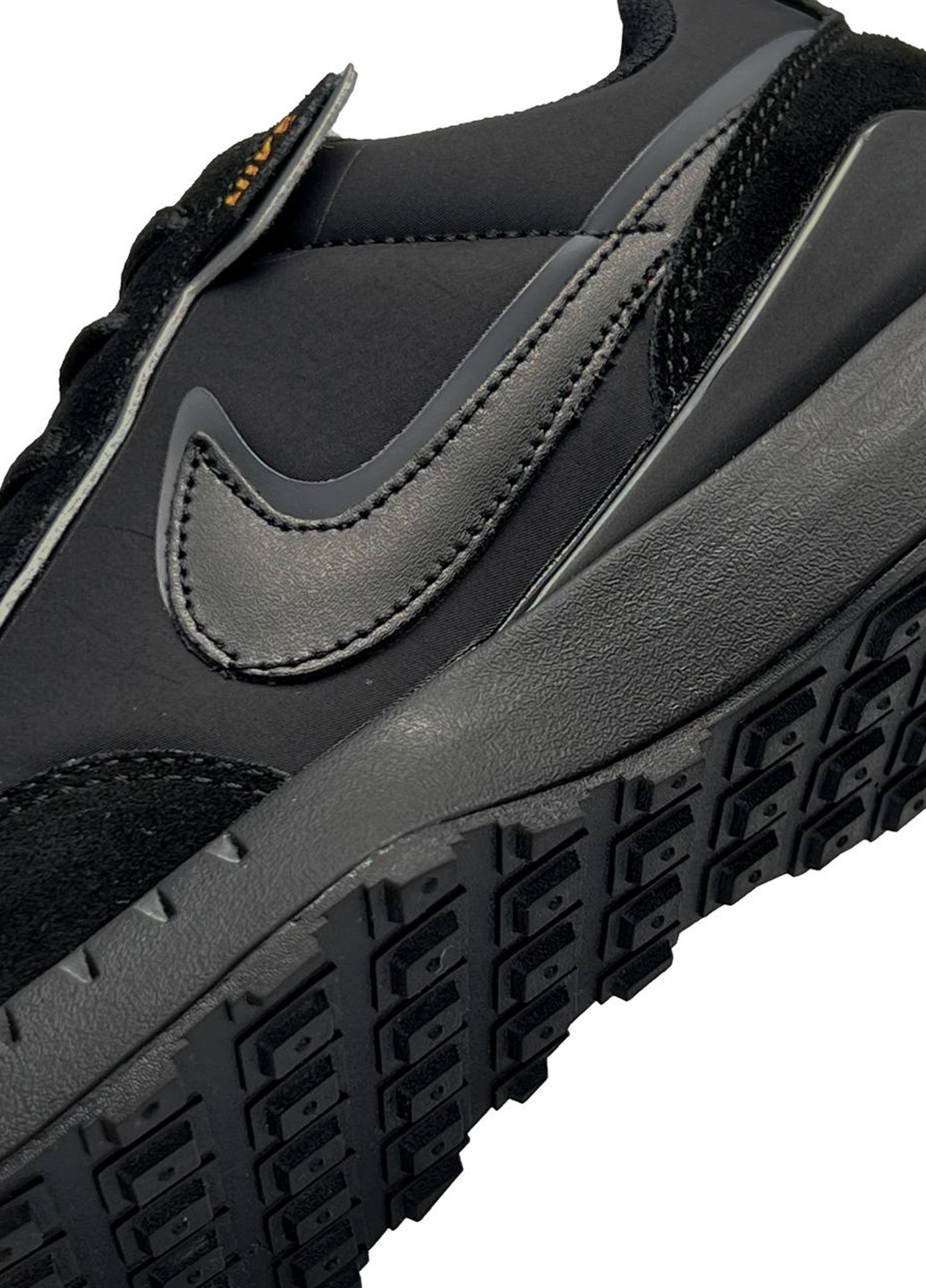 Черные всесезонные кроссовки Nike Waffle All Black