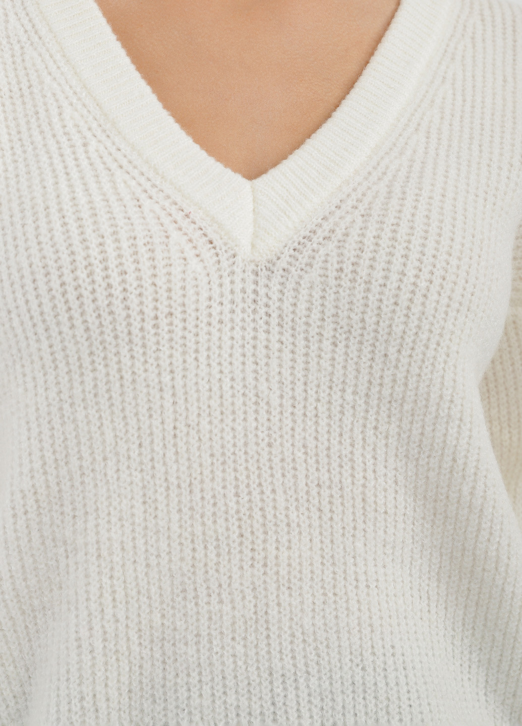 Білий зимовий пуловер пуловер Sewel
