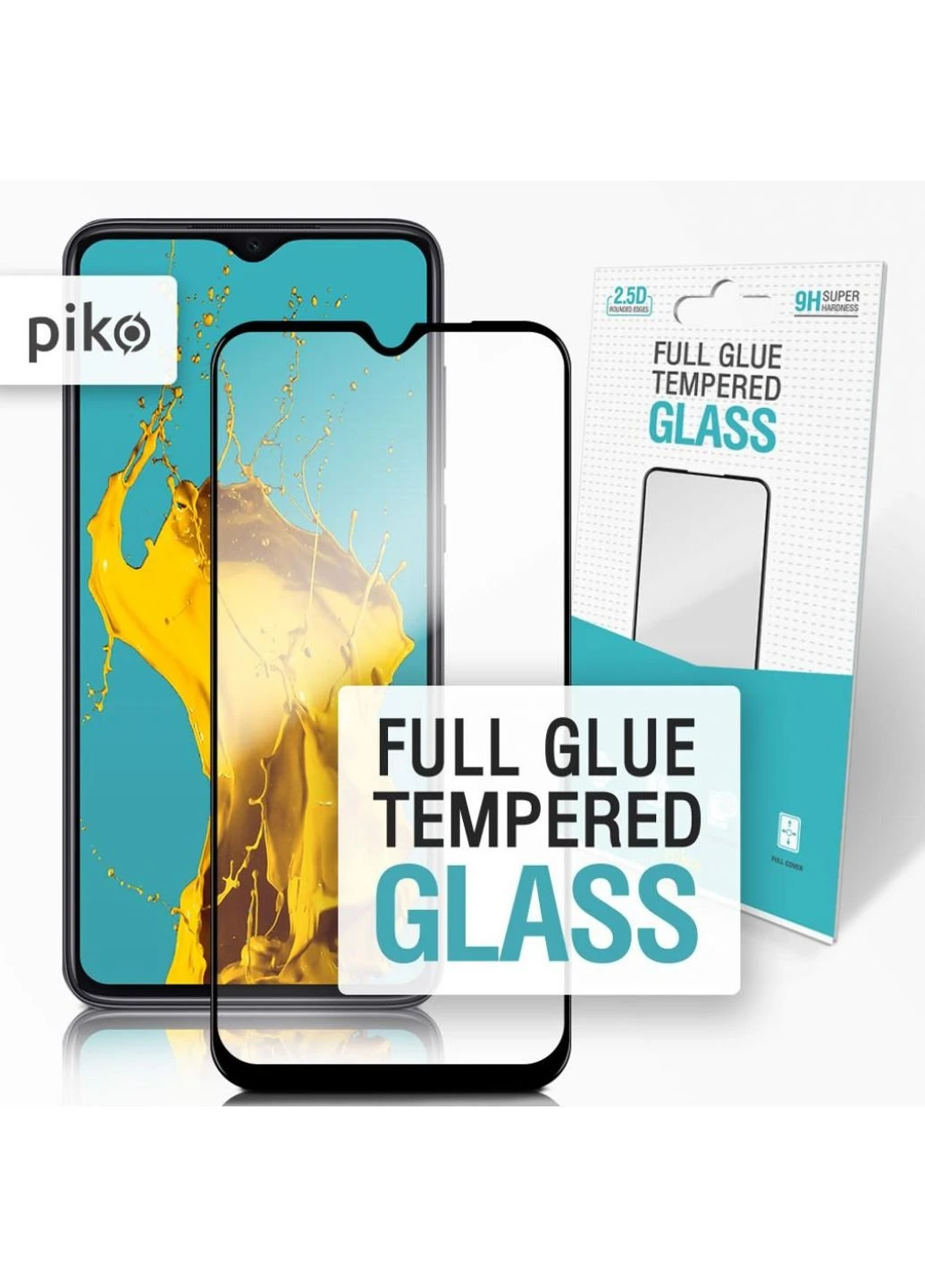 Стекло защитное Full Glue Xiaomi Redmi Note 8 Pro (1283126495731) Piko (252370511)