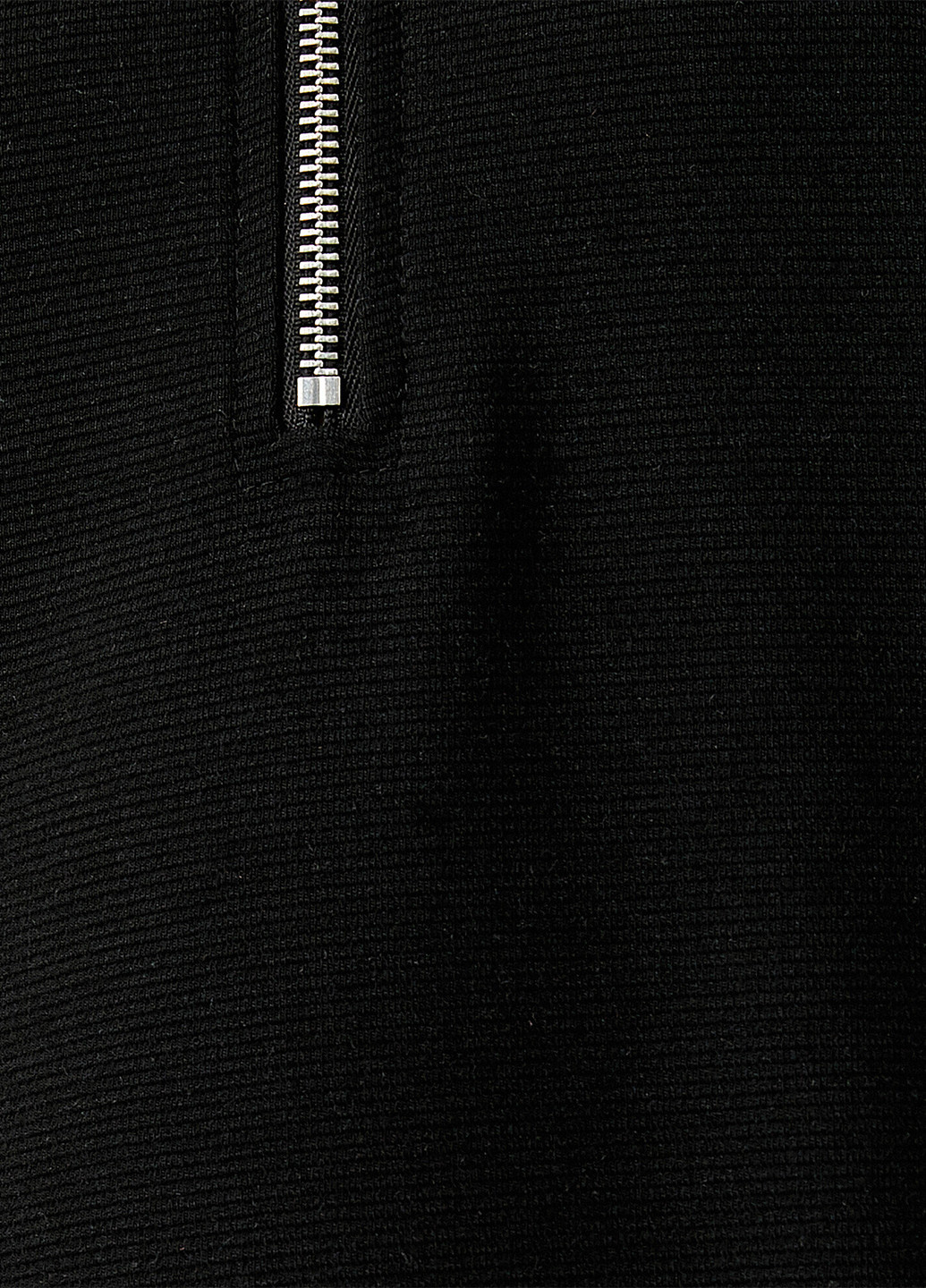 Черное кэжуал платье поло KOTON однотонное