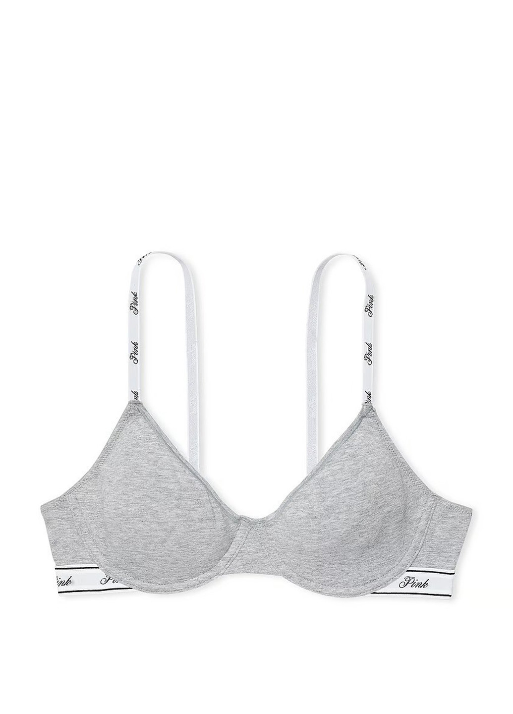 Серый демисезонный комплект (бюстгальтер, трусики) Victoria's Secret