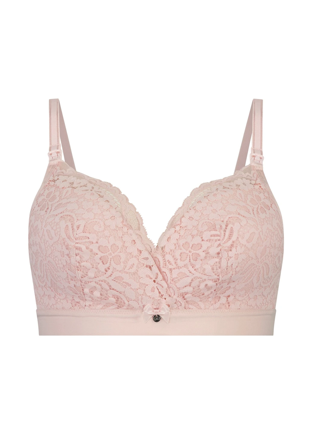 Світло-рожевий мінімайзер бюстгальтер для годуючих Hunkemoller без кісточок поліамід