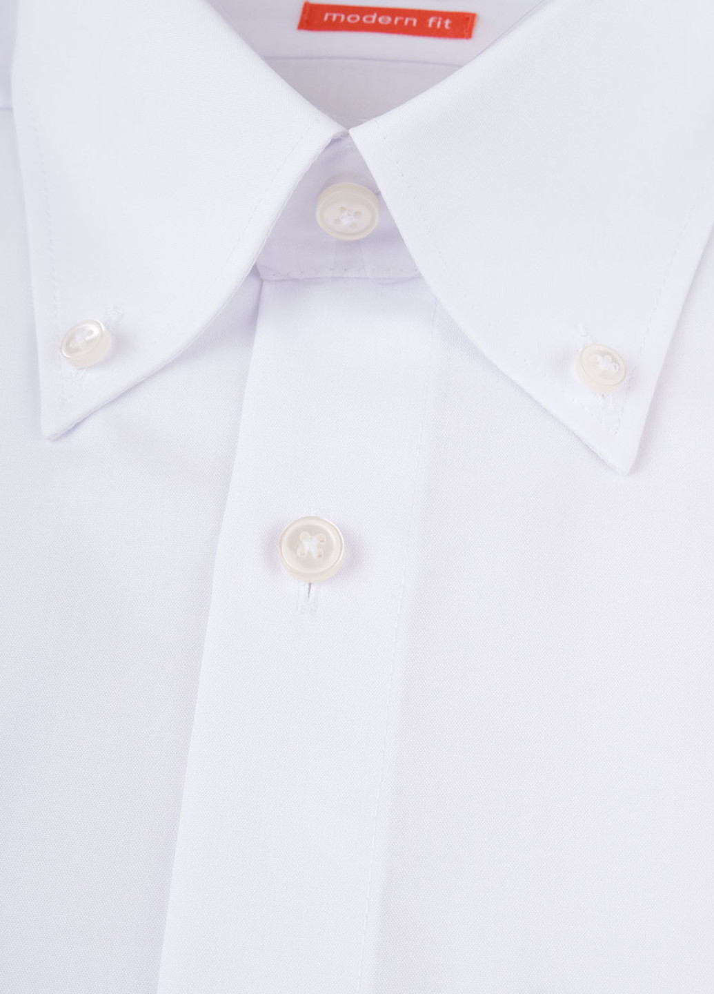 Белая классическая рубашка Olymp с коротким рукавом