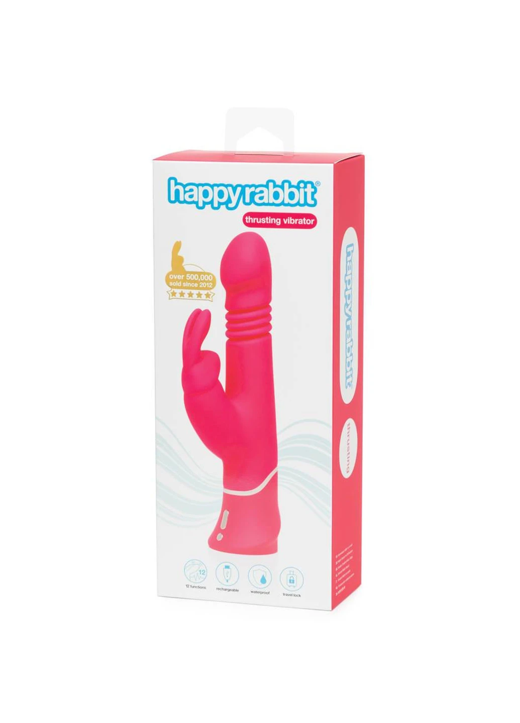 Вибратор кролик ТОЛКАЮЩИЙ Happy Rabbit (252409384)