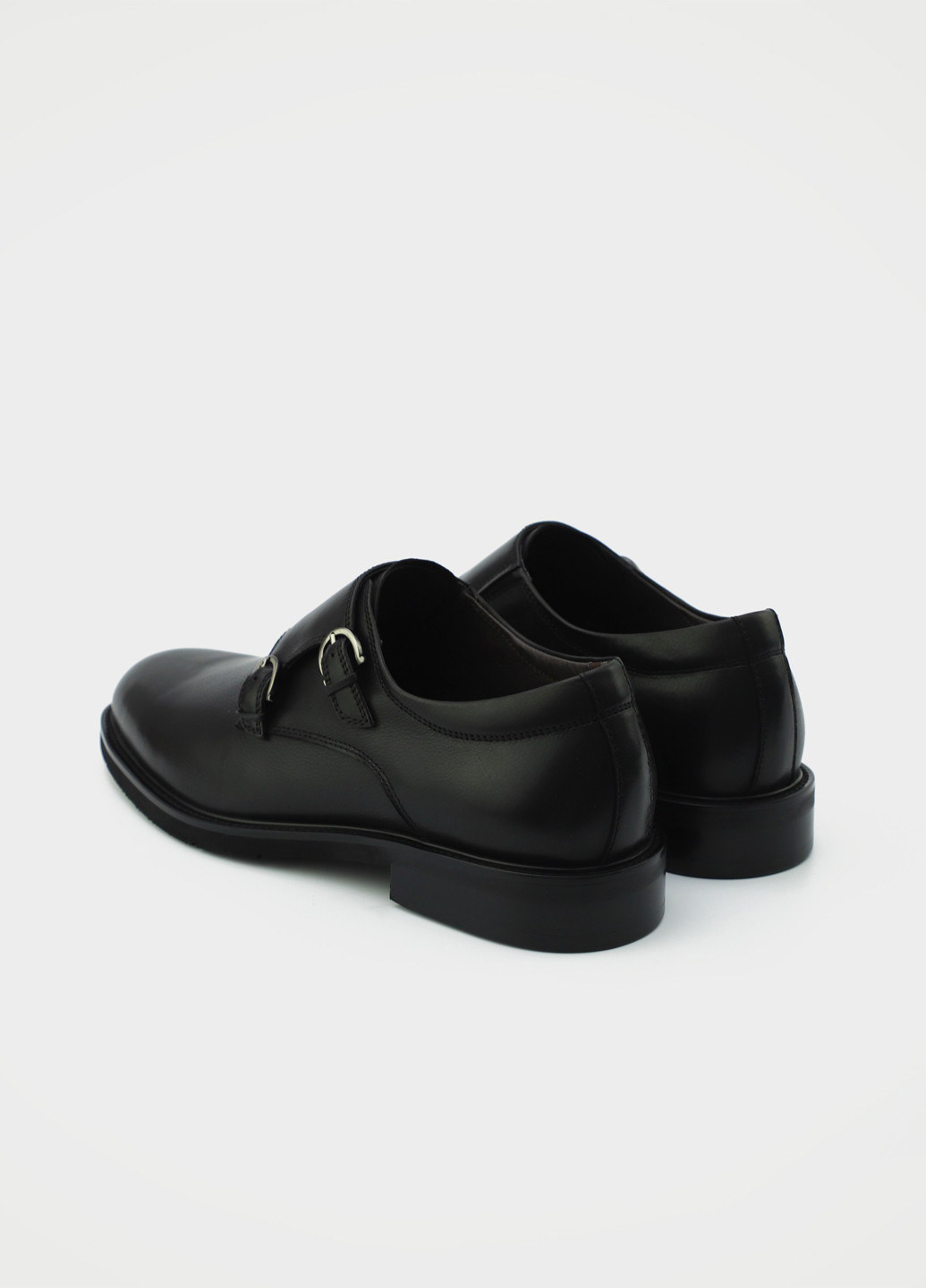 Черные кэжуал, классические туфли Respect с ремешком