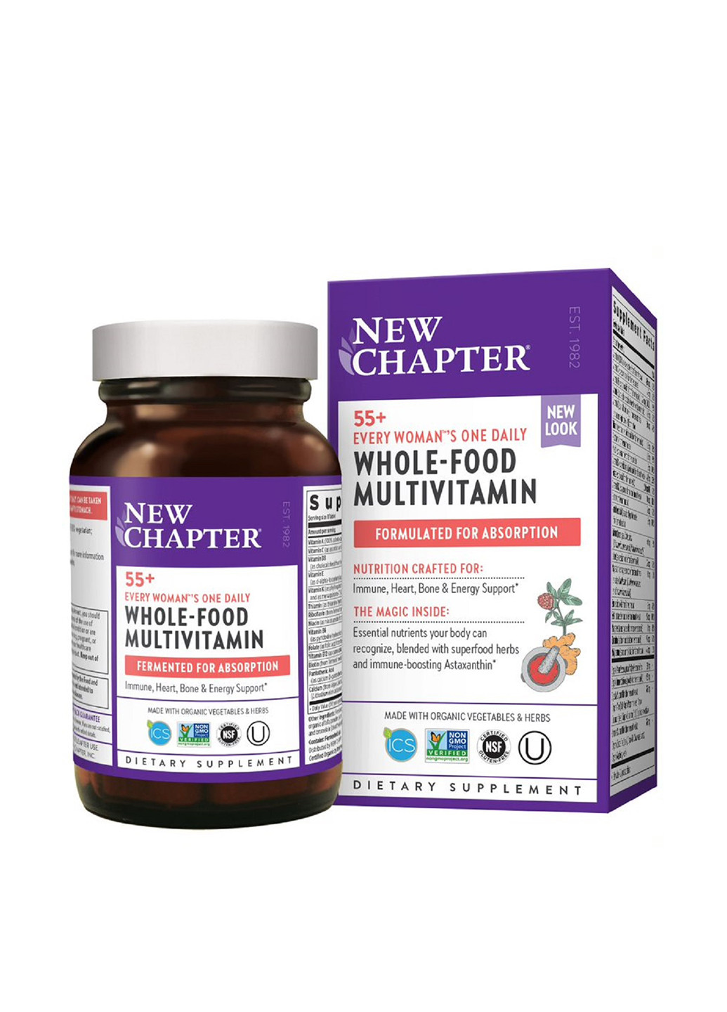 Мультивитамины для женщин 55+ (48 табл.) New Chapter (251206054)