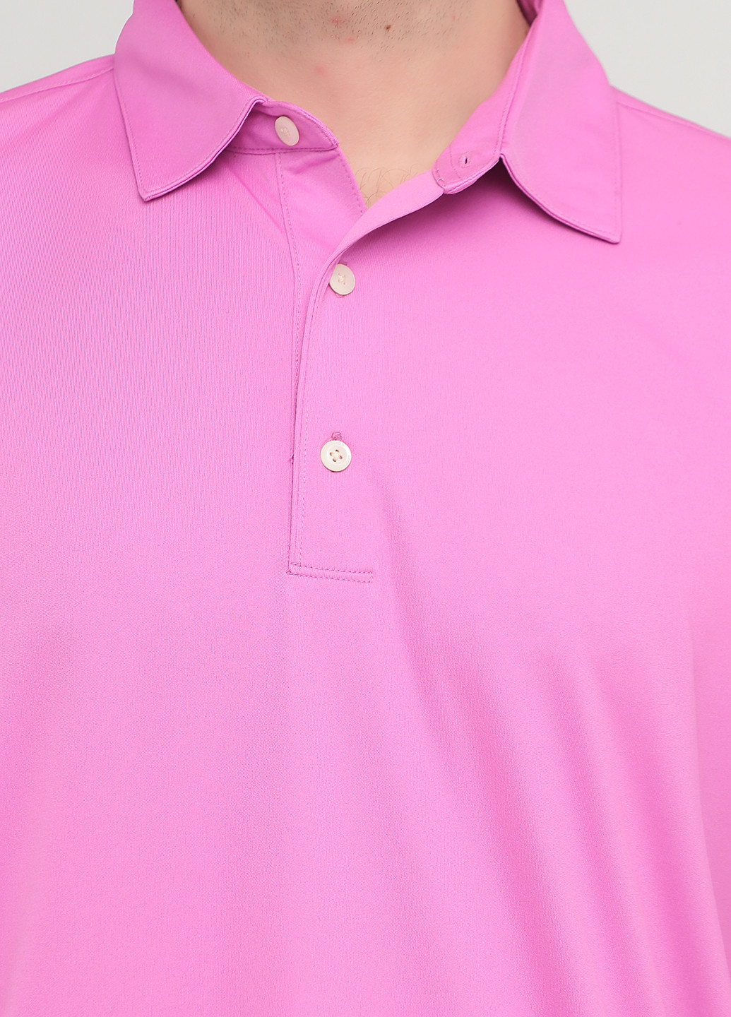 Розово-лиловая футболка-поло для мужчин Greg Norman однотонная
