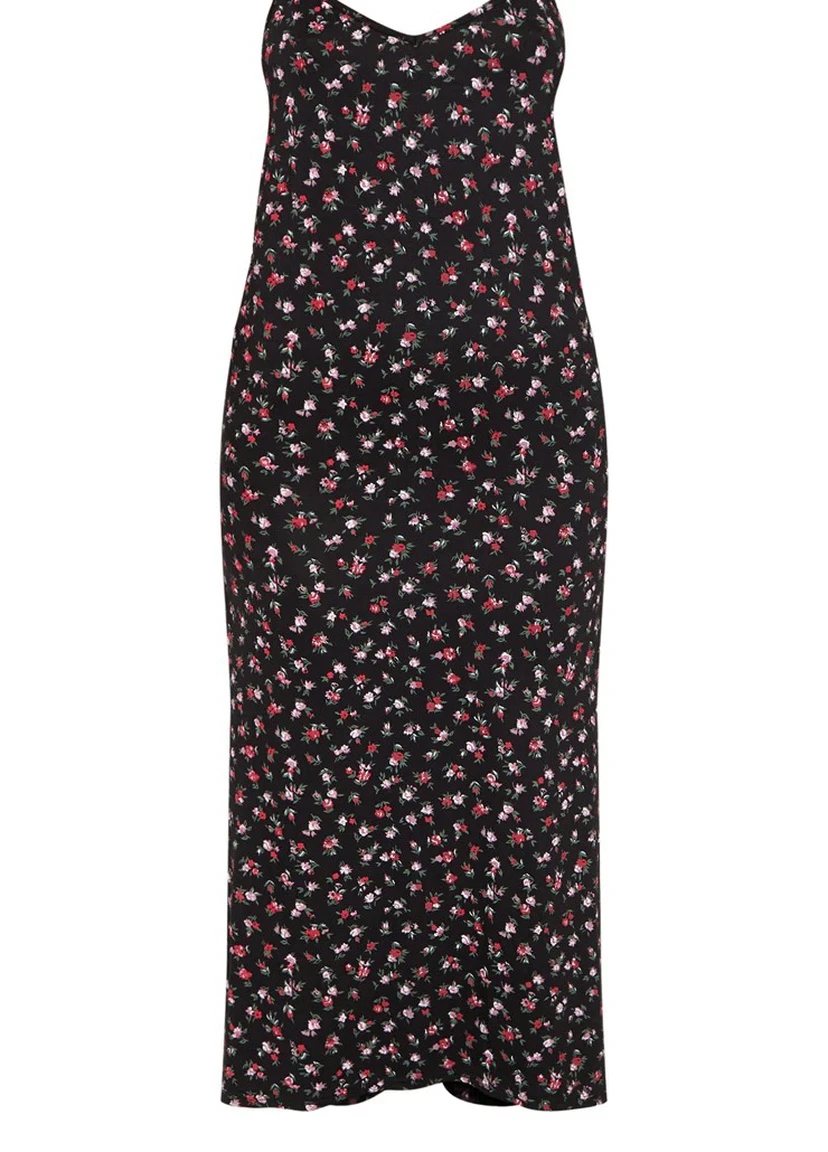 Черное повседневный сукня PrettyLittleThing однотонное