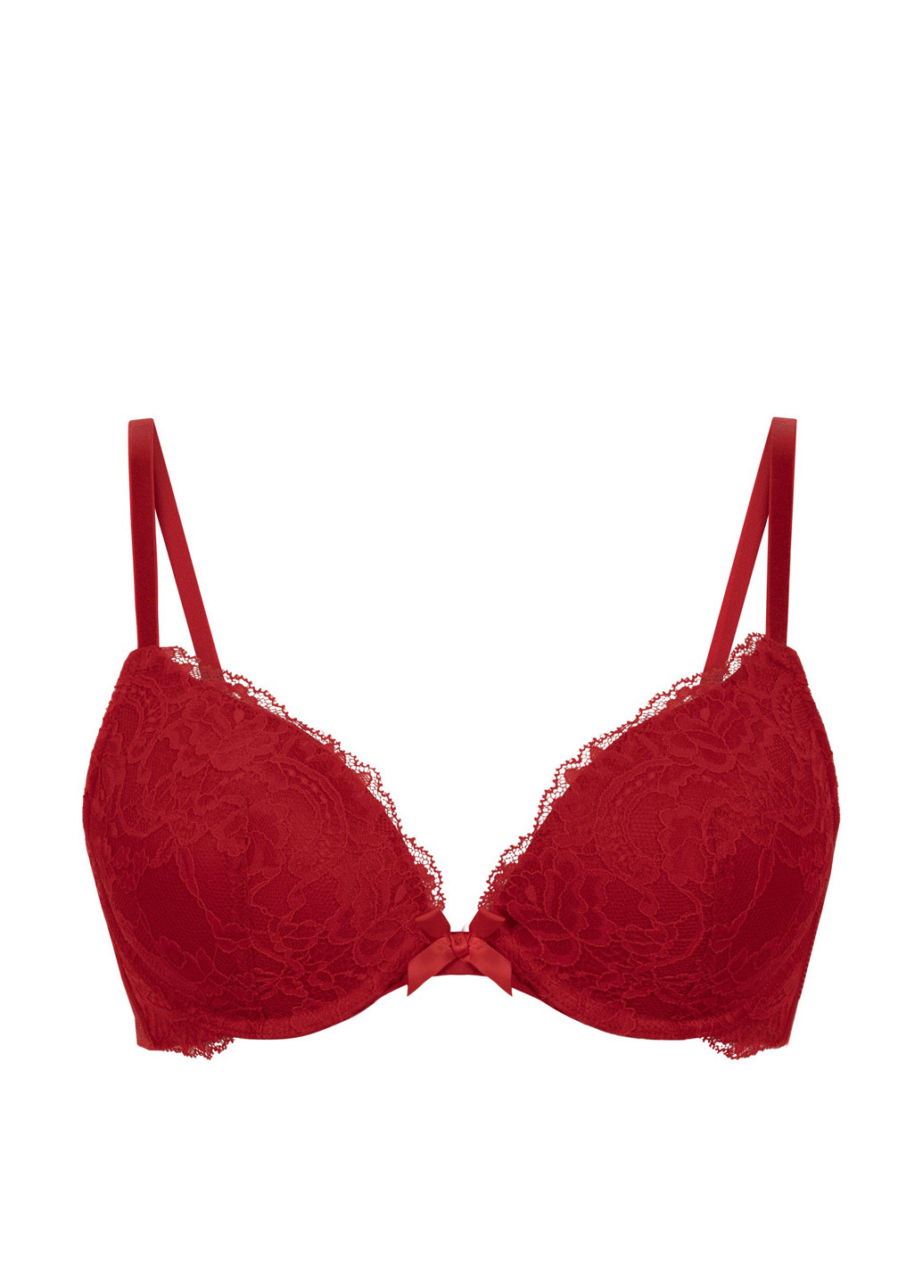 Червоний бралетт бюстгальтер Hunkemoller з кісточками поліамід