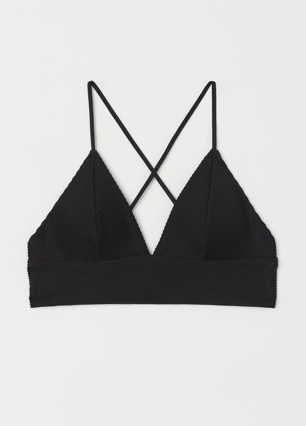Чёрный купальный лиф H&M