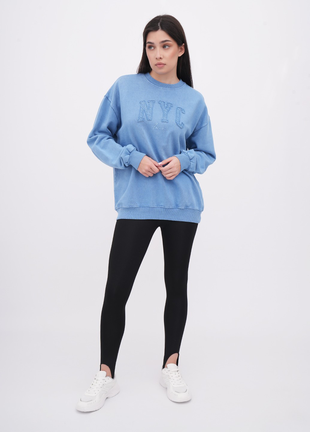 Черные демисезонные леггинсы EQUILIBRI