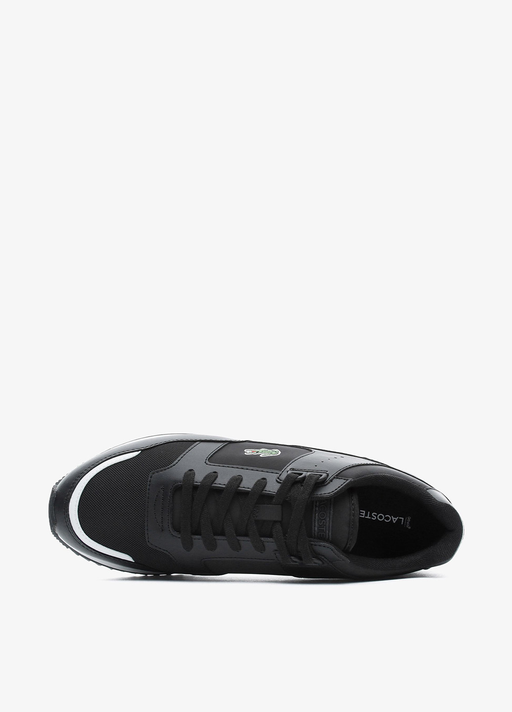 Черные демисезонные кроссовки Lacoste PARTNER PISTE 01201 SMA