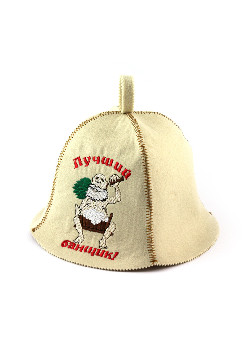 Шапка для сауны "Лучший банщик" Luxyart (252261889)