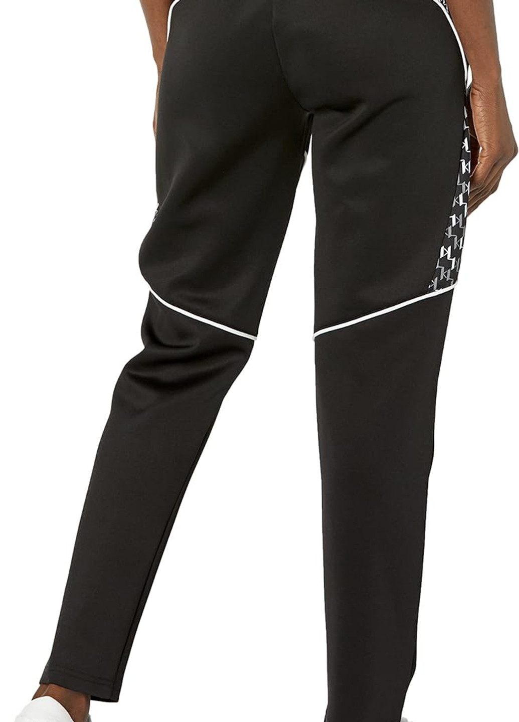 Черные спортивные демисезонные зауженные брюки Karl Lagerfeld